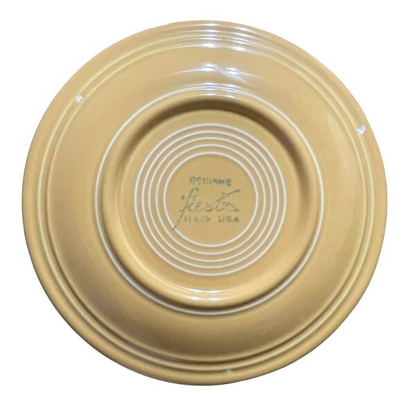 Yellow Fiesta Dessert Plate - Picture 2 of 2